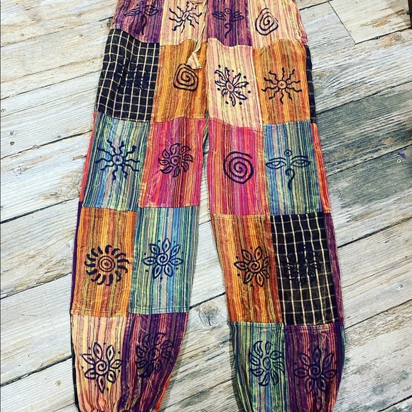 Hippie patchwork pants - Picture 2 of 5